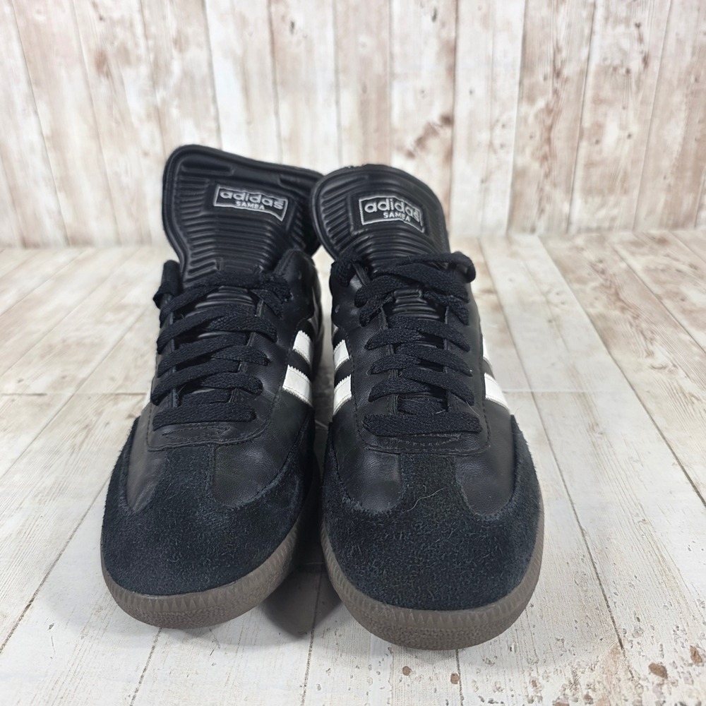 Adidas Samba Classic Mens Black White Gum Indoor Soccer Shoes 034563 Size 8.5‎ - Picture 4 of 8
